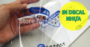 dịch vụ in decal nhựa giá rẻ