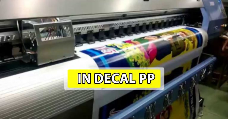 dịch vụ in decal pp giá rẻ