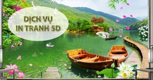 dịch vụ in tranh 5d giá rẻ