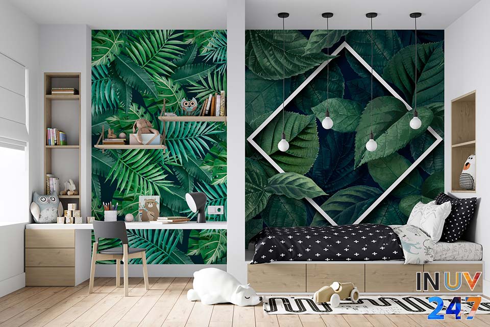 in tranh dan tuong mau tranh hoa la thien nhien