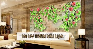 Dịch Vụ In UV Trên Vải Lụa HCM