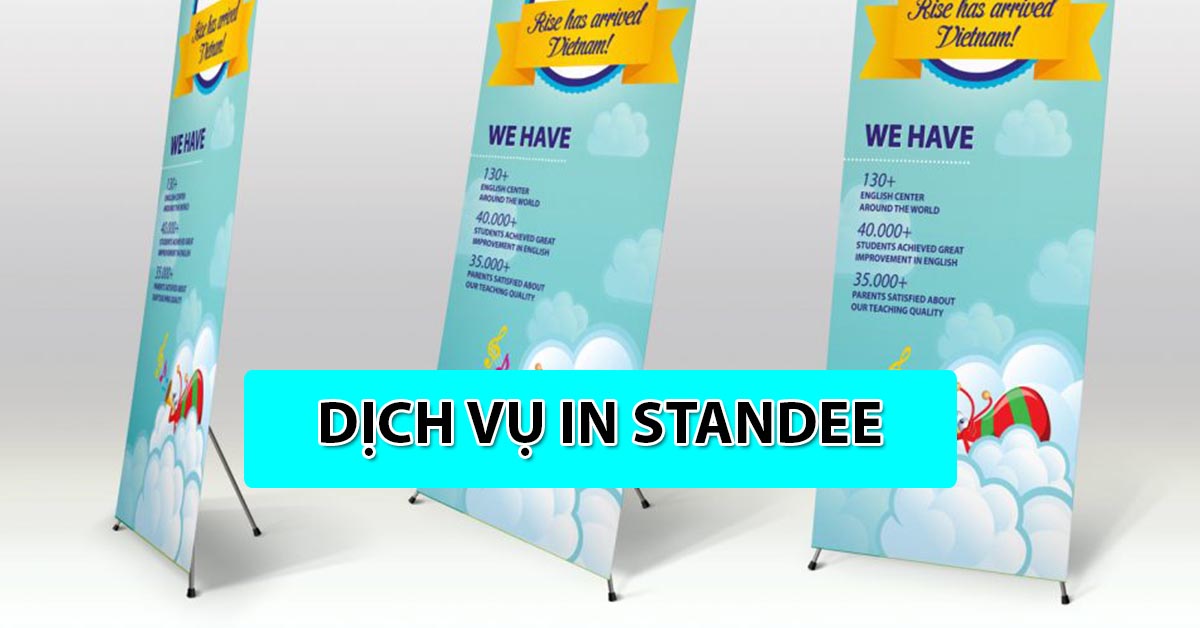 In Standee – In Standee giá rẻ tại HCM