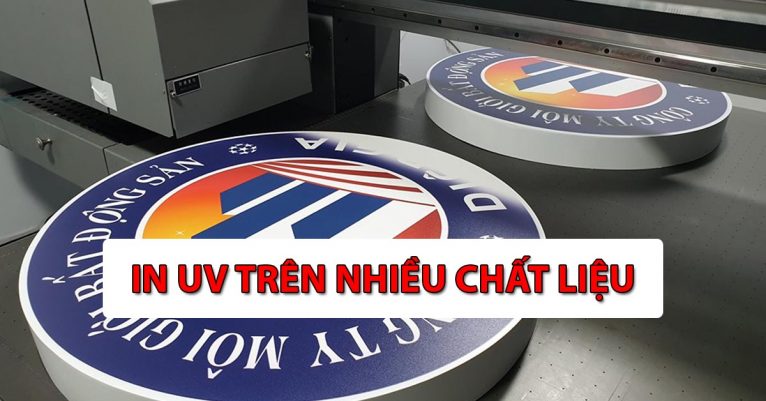 Dịch vụ in uv trên nhiều chất liệu