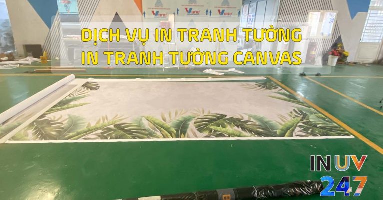 in tranh dan tuong canvas
