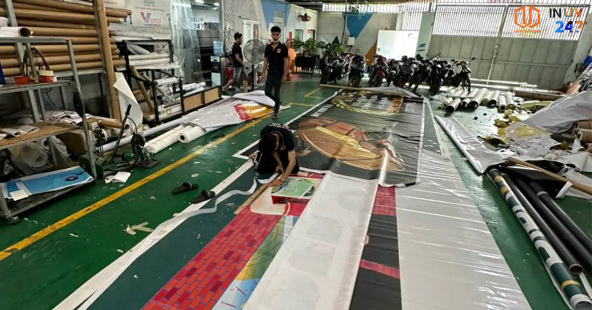 Dịch vụ in decal cán màng – In bạt cán màng TPHCM