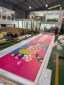 Hình ảnh dự án in bạt 2 mặt cho Con cưng