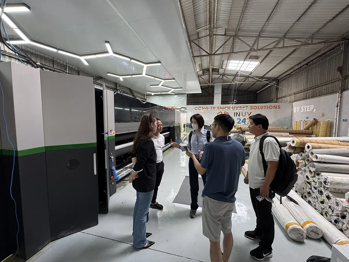 Máy in uv cuộn 10 màu