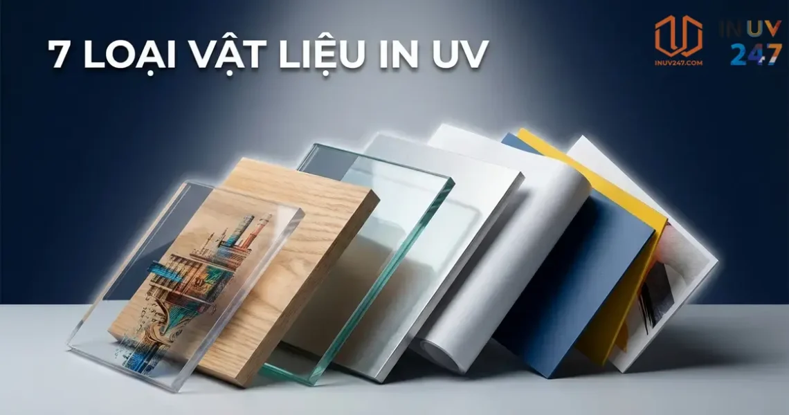 Chất liệu có thể in uv là gì? 7 loại dễ ứng dụng﻿