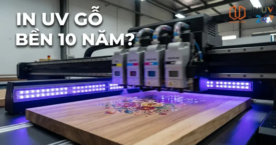 In UV trên gỗ có bền không? 6 bước từ chuẩn bị đến hoàn thiện