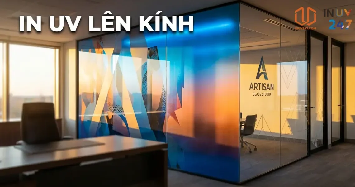 In UV trên kính là gì? Bảng giá in và ứng dụng