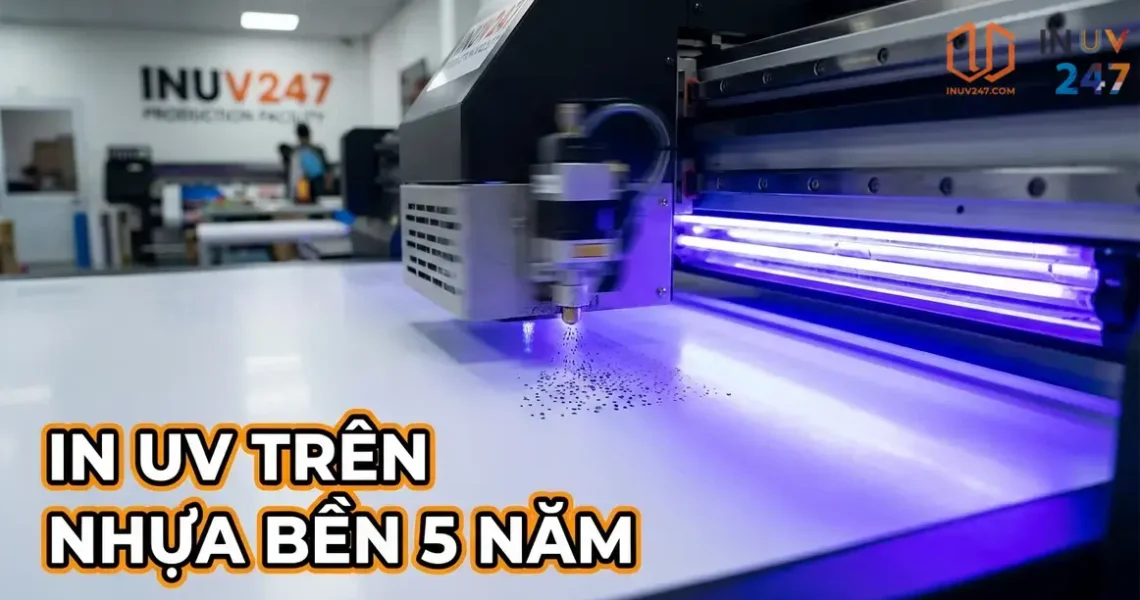 In UV trên nhựa: 7 điều cần biết để in bền, đẹp