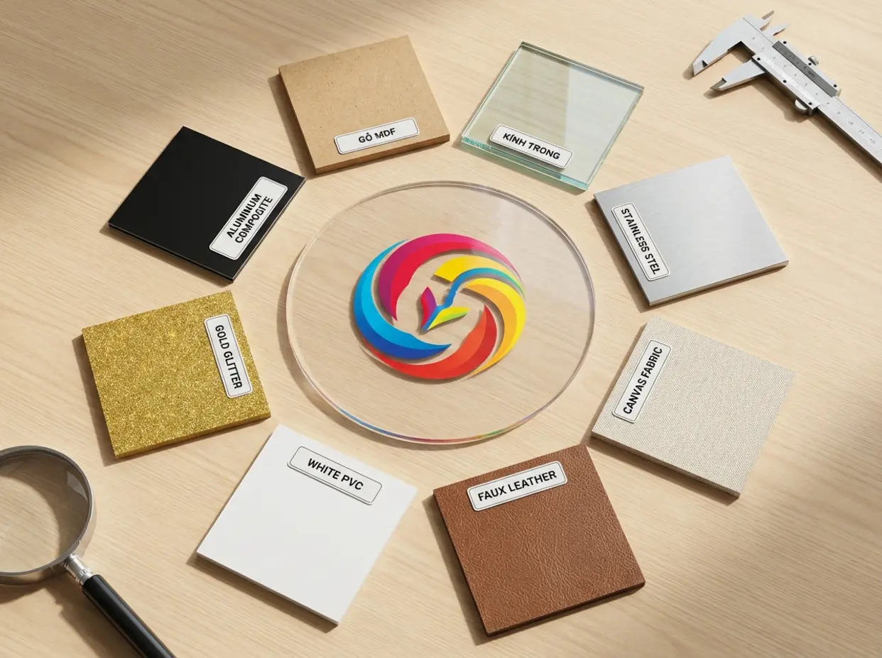 Dịch vụ in UV TP Hồ Chí Minh 4 Dịch vụ in UV tại TP HCM in được những chất liệu nào? - INUV247