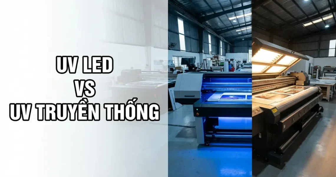 So sánh in uv led uv truyền thống? 7 điểm chọn đúng