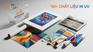 50 chất liệu in UV phổ biến nhất: Danh sách A-Z đầy đủ