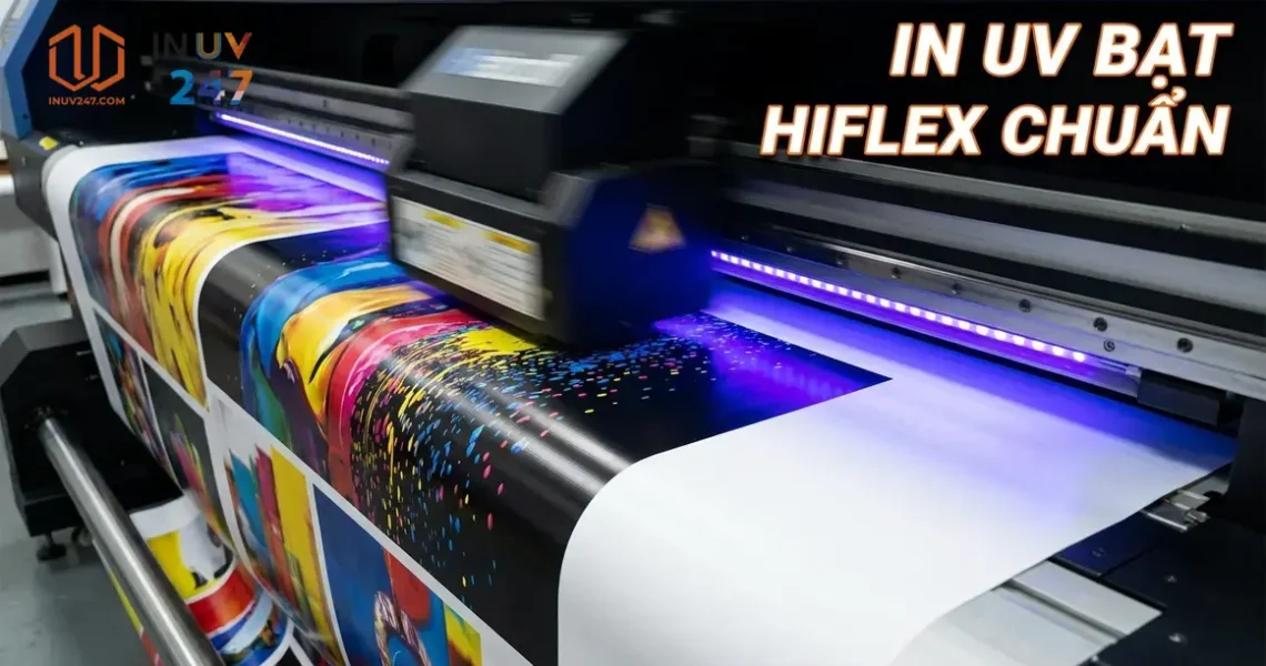 In UV trên bạt Hiflex: Điểm nổi bật ưa chuộng trong in ấn quảng cáo