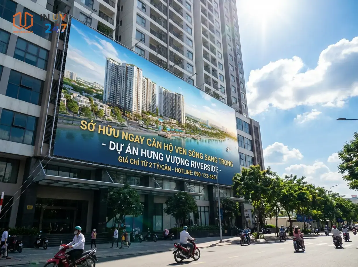 Ứng dụng nào phù hợp khi in UV trên bạt Hiflex? - INUV247