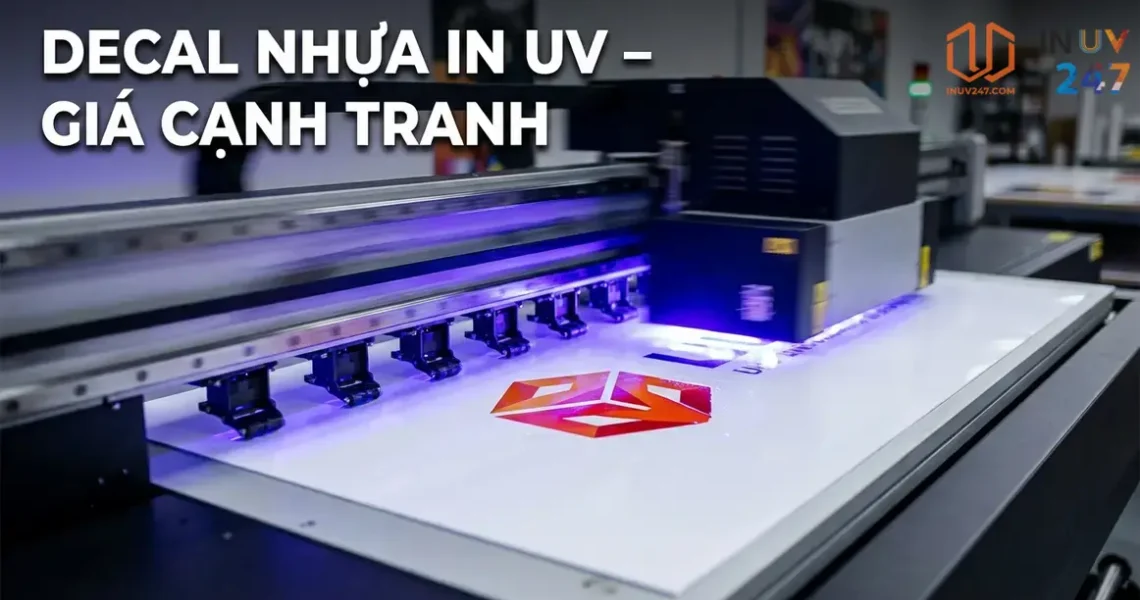 Dịch vụ In UV trên Decal Nhựa – Sắc nét, Bền màu, Báo giá 2026