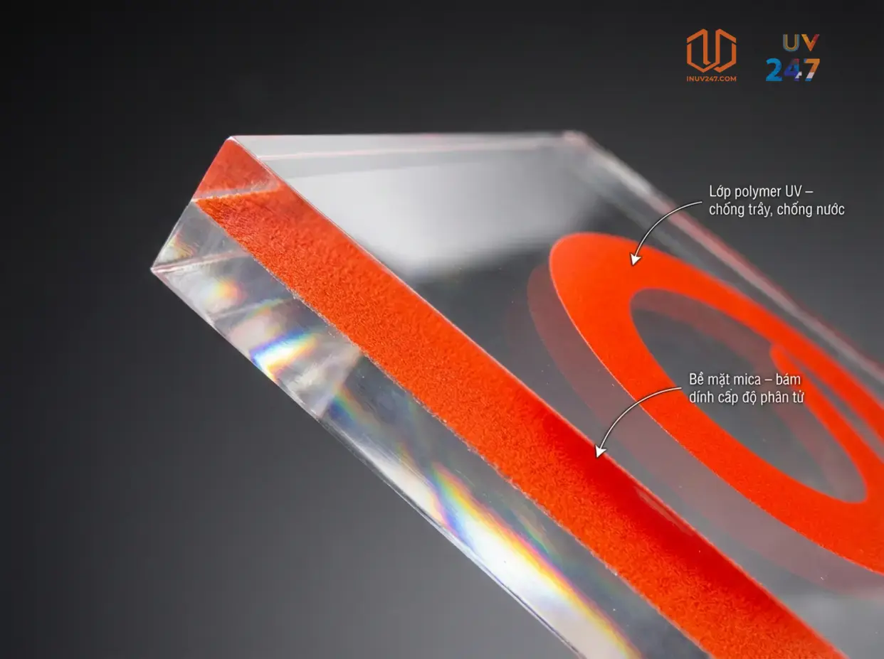 In UV trên decal nhựa có bền không? Mực bám ra sao sau 3–5 năm ngoài trời? - INUV247