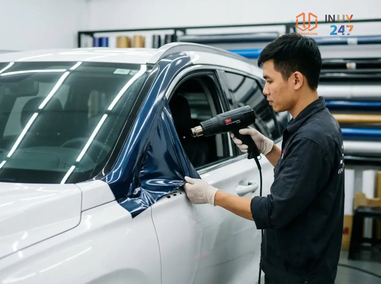 Decal xe và wrap xe – ứng dụng đòi hỏi kỹ thuật cao - INUV247