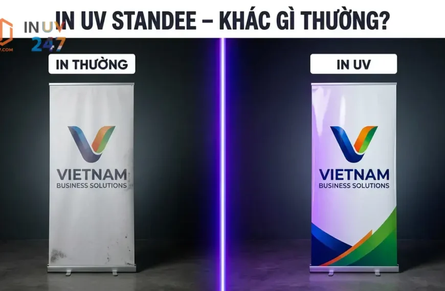 IN UV STANDEE – KHÁC GÌ THƯỜNG? - INUV247