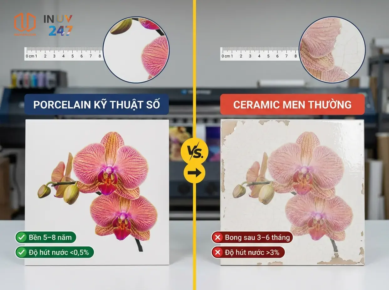 In UV phù hợp với loại gạch ceramic nào? - INUV247